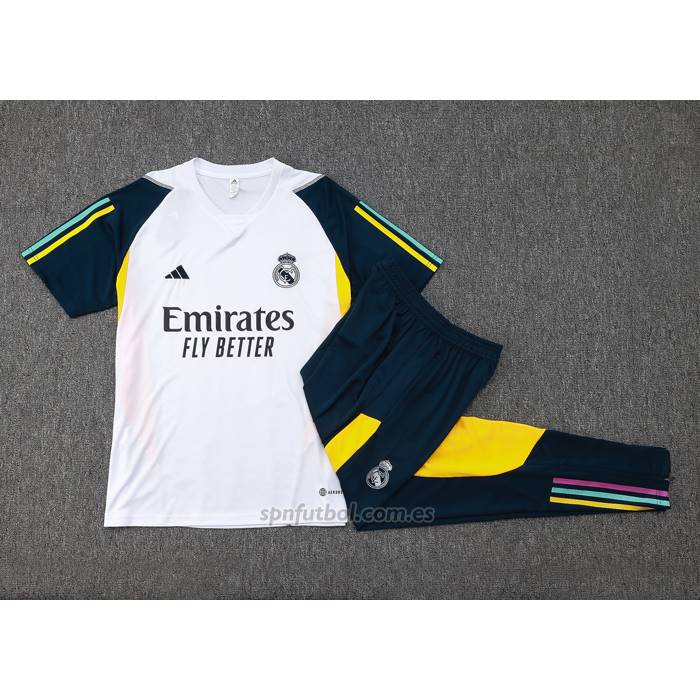 Chandal del Real Madrid Manga Corta 2023-2024 Blanco